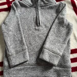 GAP baby Gray Zip-Up Sweater
